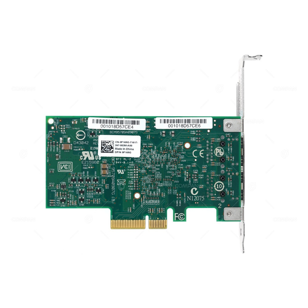 F169G DELL BROADCOM NEXTREME 5709 PCI-E DUAL PORT